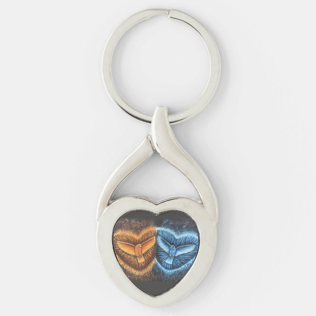 Birds Flying Together- Keychain (Front)