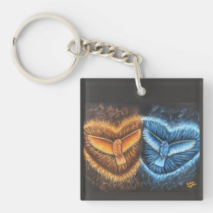 Birds Flying Together- Keychain
