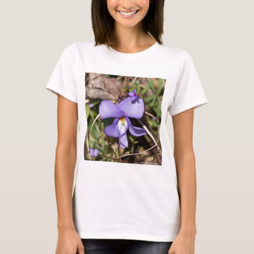 Birds_Foot Violet w Bluets T_Shirt