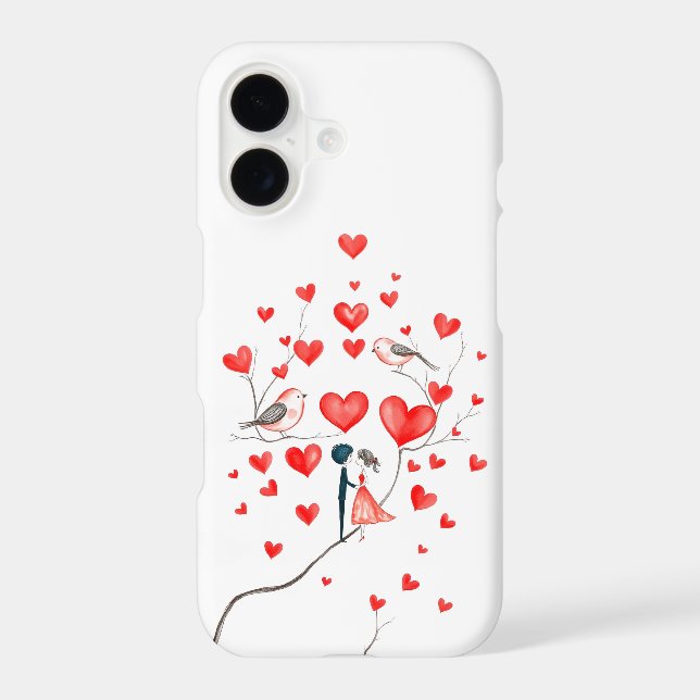 Birds for Valentine's Day Case-Mate iPhone Case (Back)