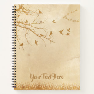 Birds Home Tree Notebook