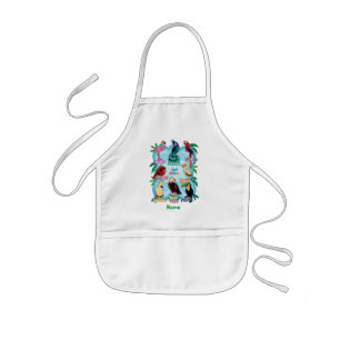 Birds I Love Birds Kids' Apron