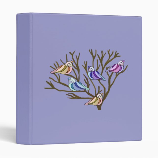 Birds in a tree binder (Front/Spine)