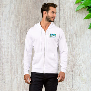 Birds In A Tree Mens Full-Zip Hoodie