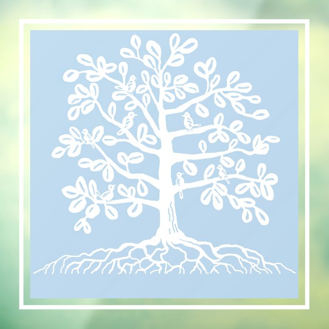 Birds in a Tree window cling (Sheet 3)