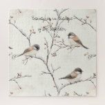 Birds in a Winter Tree Jigsaw Puzzle