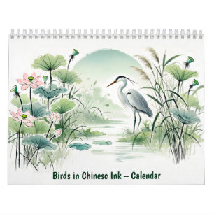 Birds in Chinese Ink – Calendar