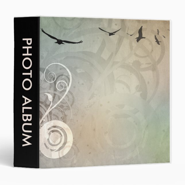 Birds In Flight 3 Ring Binder (Front/Spine)