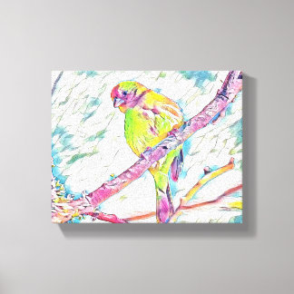 "Birds in Flight: A Symphony of Freedom" Canvas Print