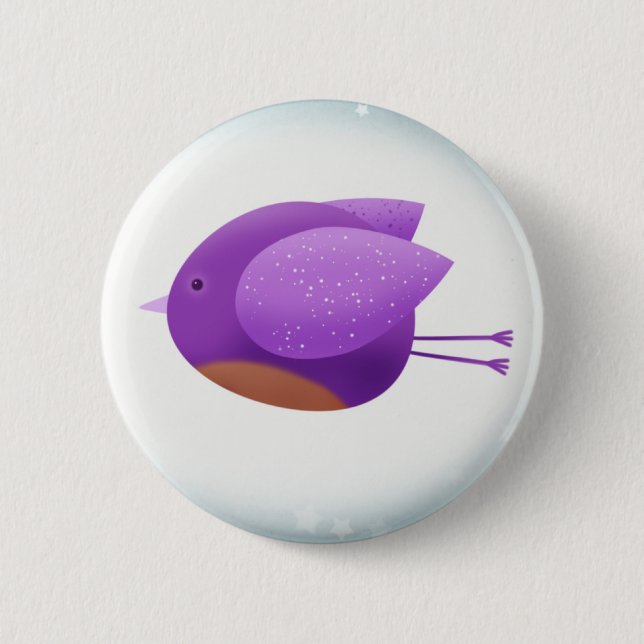 Birds in flight - button badge (Front)