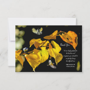 Birds in Flight Sympathy Thank You Cards