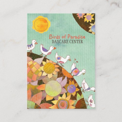 Birds in Flower Land Business Cards