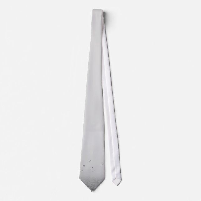 Birds in fog neck tie (Front)