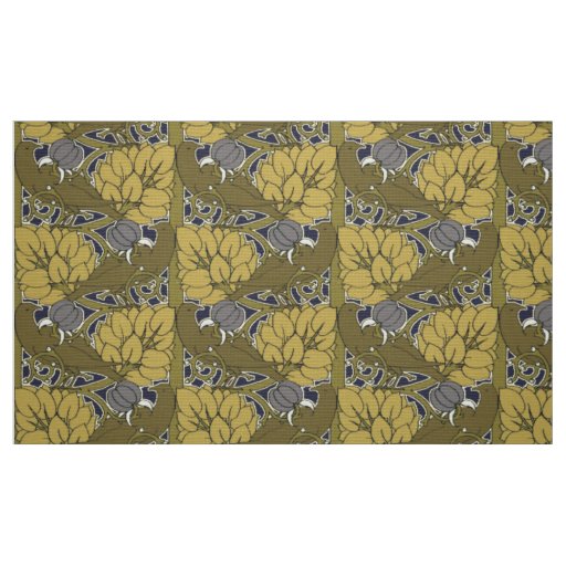 Birds In Fruit Tree Pattern by Voysey Fabric