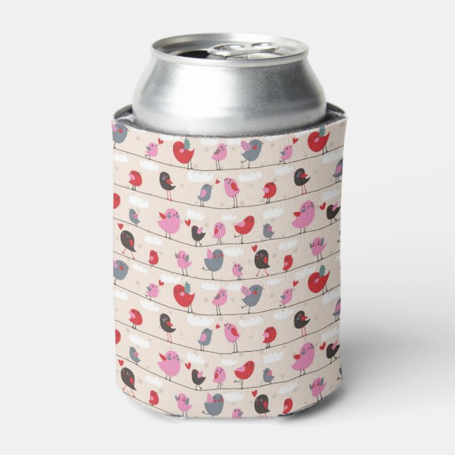 Birds in Love Can Cooler (Can Front)