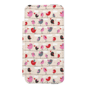 Birds in Love iPhone SE/5/5s Wallet Case