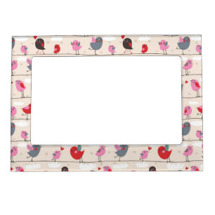 Birds in Love Magnetic Picture Frame
