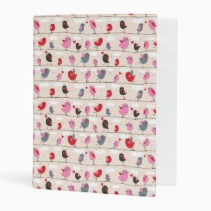 Birds in Love Mini Binder