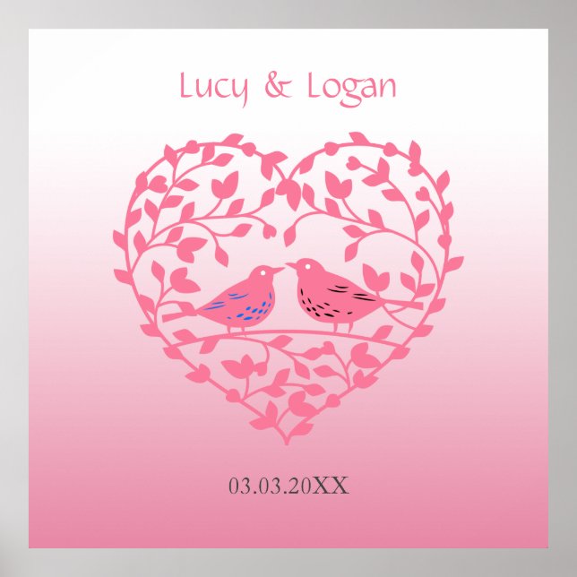 Birds in Love Poster (Front)