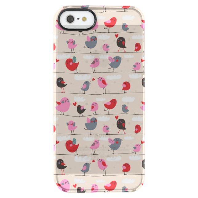 Birds in Love Uncommon iPhone Case (Back)