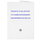 Birds in Nest Card (Back)