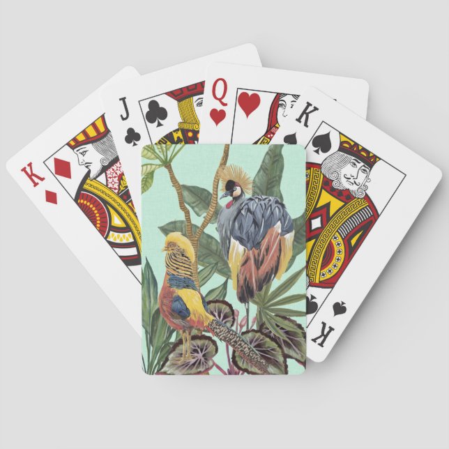 Birds in Paradise - Large Birds Poker Cards (Back)