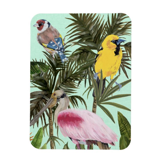 Birds in Paradise Magnet (Vertical)