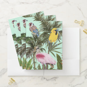 Birds in Paradise Pocket Folder