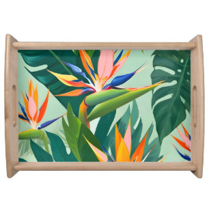 Birds in Paradise Serving Tray