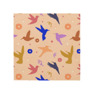 Birds in the Air Wood Wall Art