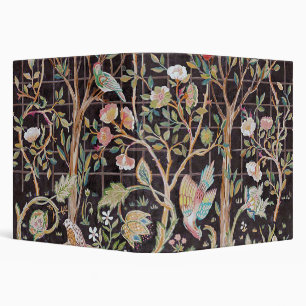 Birds in The Flower Garden, William Morris 3 Ring  Binder