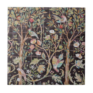 Birds in The Flower Garden, William Morris Ceramic Tile