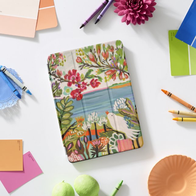 Birds in the Garden iPad Pro Cover (Desk)