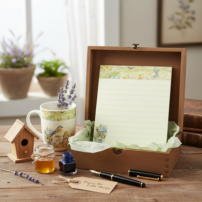 Birds in the garden notepad (Creator Uploaded)