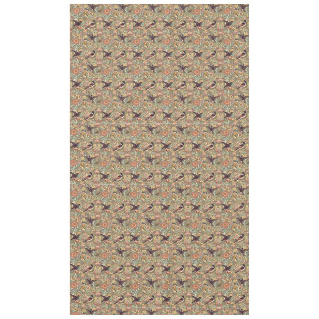 Birds in the Garden: William Morris Inspired Tablecloth (Front)