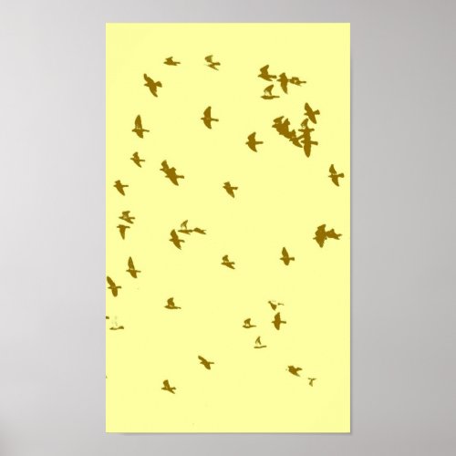 Birds in the Sky Poster