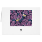 Birds in violet lilac garden (Back Horizontal)