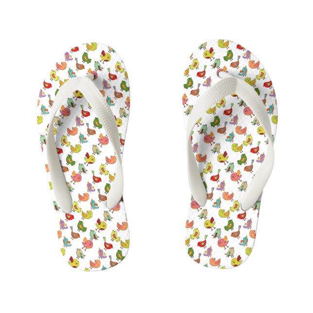 Birds Kid's Flip Flops (Footbed)