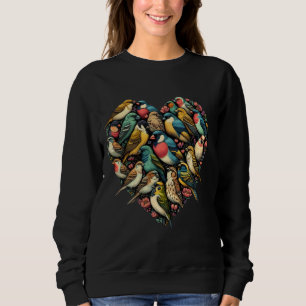 Birds Love Bird watching Birder Nerd Wildlife Bird Sweatshirt