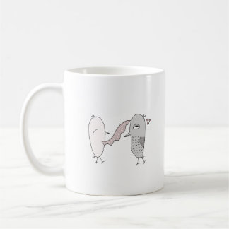 birds love couple cute autumn tea coffee drink mug