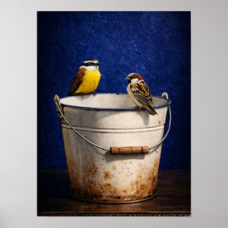 Birds love poster