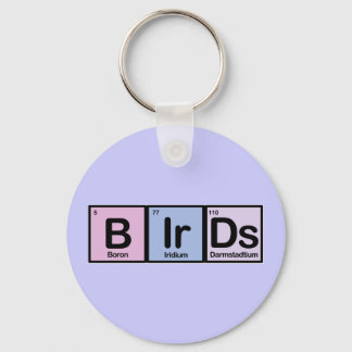 Birds made of Elements Keychain