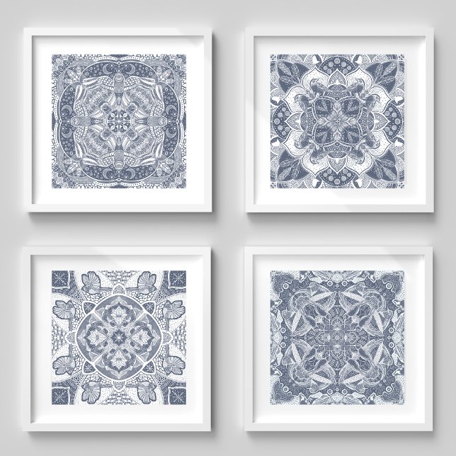 Birds Mandala Art Custom Color Wall Art Sets (Creator Uploaded)