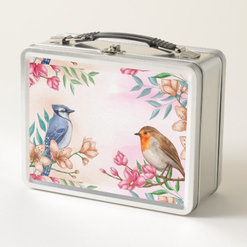 Birds Metal Lunch Box