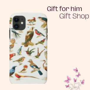Birds Minimalist Colorful Species Modern iPhone 11 Case