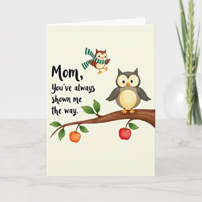 Birds Moms Way Mothers Day Card (Front)