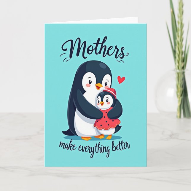 Birds Mother Love Art Card (Front)