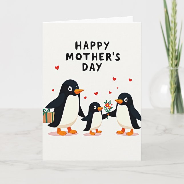Birds Mothers Day Love Gift Card (Front)