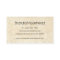 Birds Natural Massage Therapist Business Card