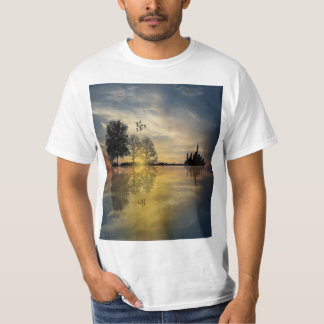 Birds Nature Scene Men's T-Shirt - Wildlife Lovers